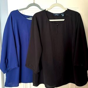 Lands’ End women’s blouses 16w